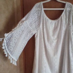 White Lace Kori America Dress size LG